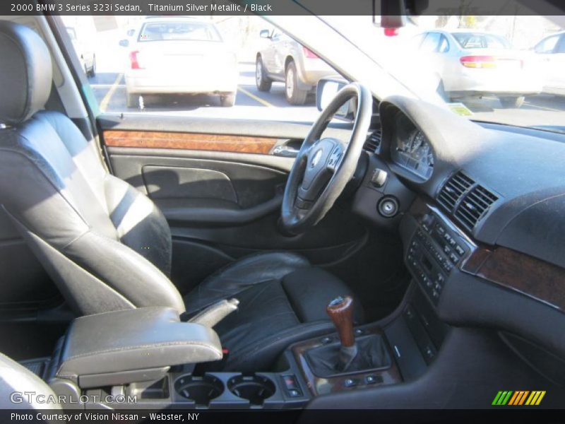  2000 3 Series 323i Sedan Black Interior