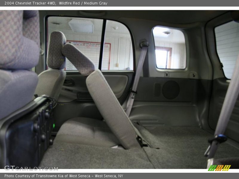 Wildfire Red / Medium Gray 2004 Chevrolet Tracker 4WD
