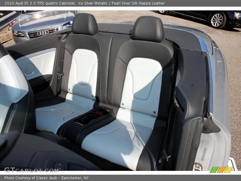 2010 S5 3.0 TFSI quattro Cabriolet Pearl Silver Silk Nappa Leather Interior