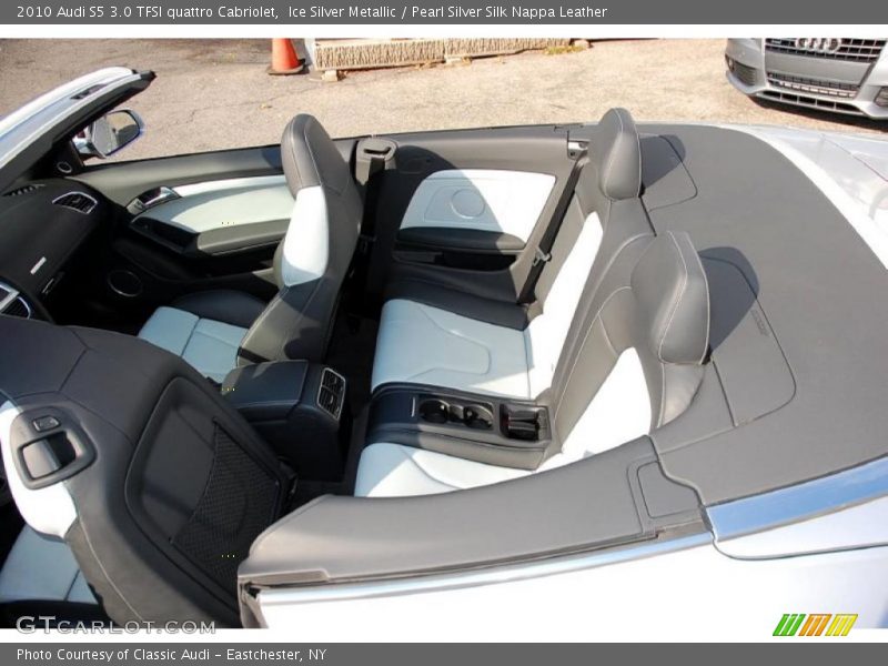  2010 S5 3.0 TFSI quattro Cabriolet Pearl Silver Silk Nappa Leather Interior
