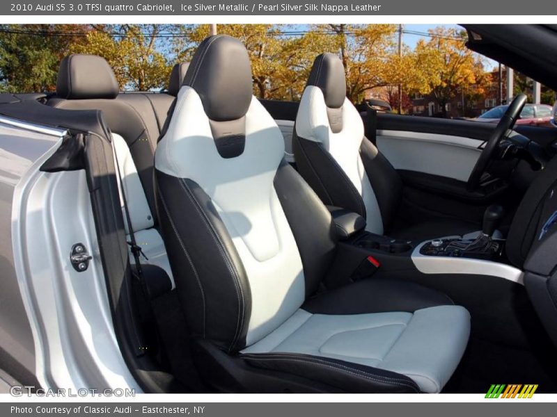  2010 S5 3.0 TFSI quattro Cabriolet Pearl Silver Silk Nappa Leather Interior