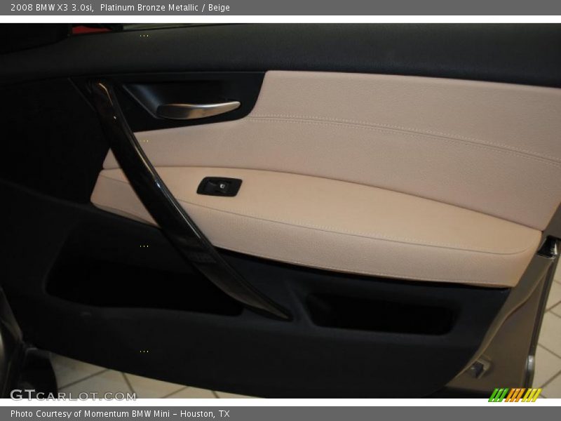 Platinum Bronze Metallic / Beige 2008 BMW X3 3.0si
