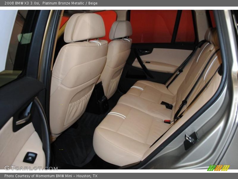 Platinum Bronze Metallic / Beige 2008 BMW X3 3.0si
