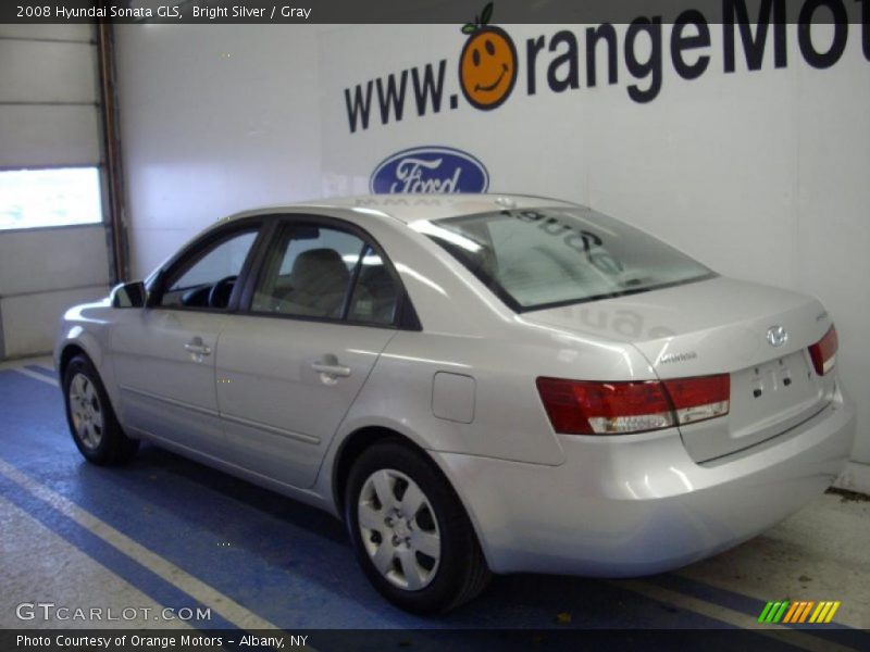 Bright Silver / Gray 2008 Hyundai Sonata GLS