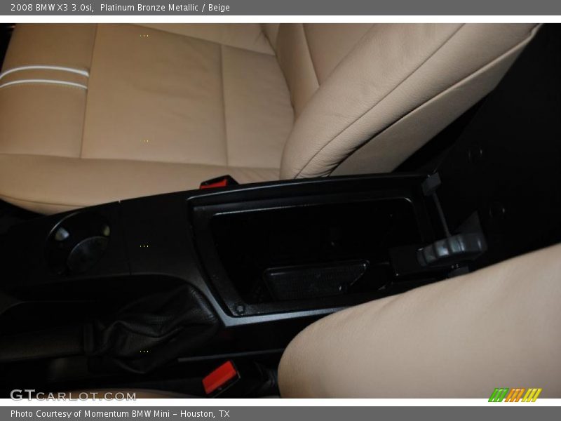 Platinum Bronze Metallic / Beige 2008 BMW X3 3.0si
