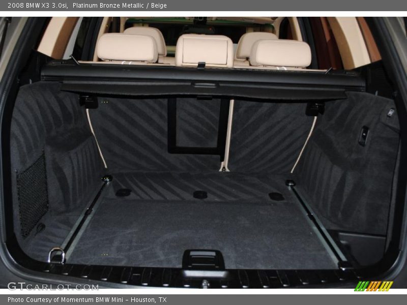 Platinum Bronze Metallic / Beige 2008 BMW X3 3.0si