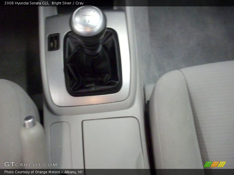 Bright Silver / Gray 2008 Hyundai Sonata GLS