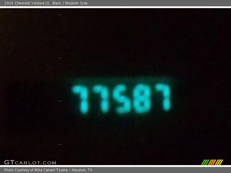 Black / Medium Gray 2003 Chevrolet Venture LS
