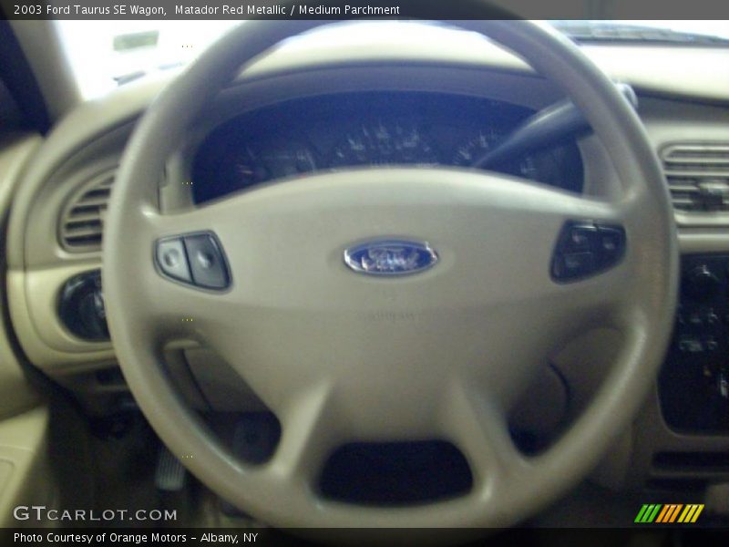 Matador Red Metallic / Medium Parchment 2003 Ford Taurus SE Wagon