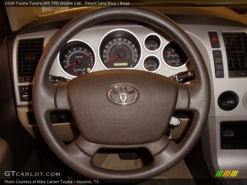 Desert Sand Mica / Beige 2008 Toyota Tundra SR5 TRD Double Cab