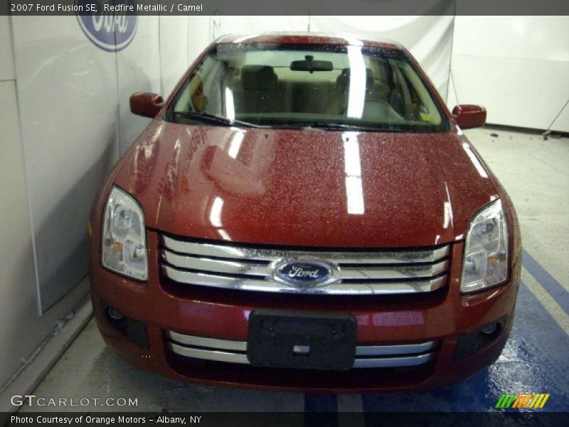 Redfire Metallic / Camel 2007 Ford Fusion SE
