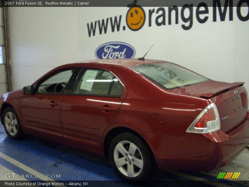 Redfire Metallic / Camel 2007 Ford Fusion SE