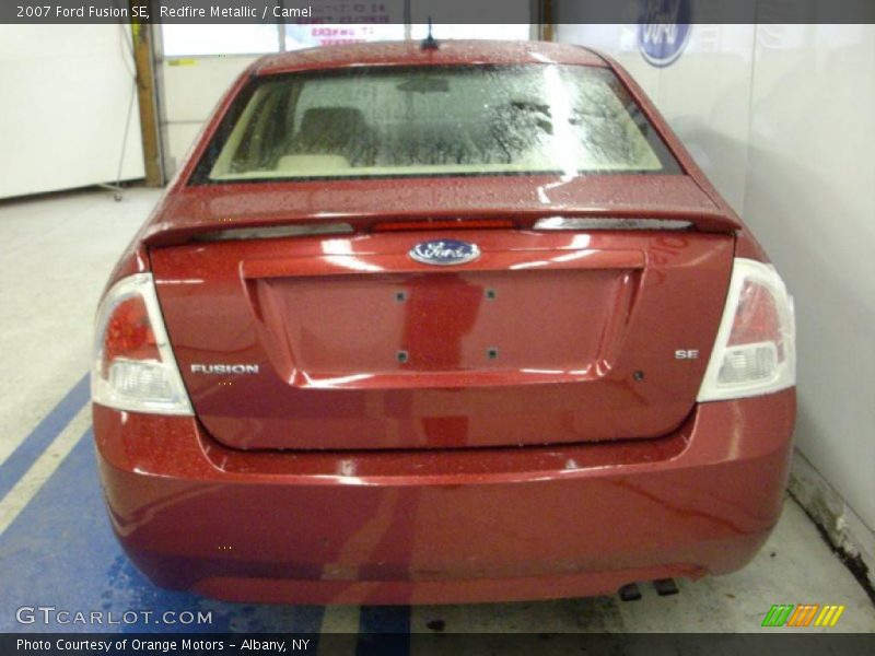 Redfire Metallic / Camel 2007 Ford Fusion SE