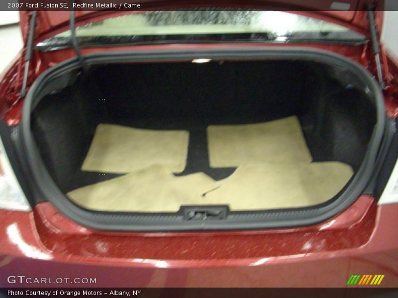 Redfire Metallic / Camel 2007 Ford Fusion SE