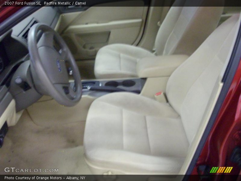 Redfire Metallic / Camel 2007 Ford Fusion SE