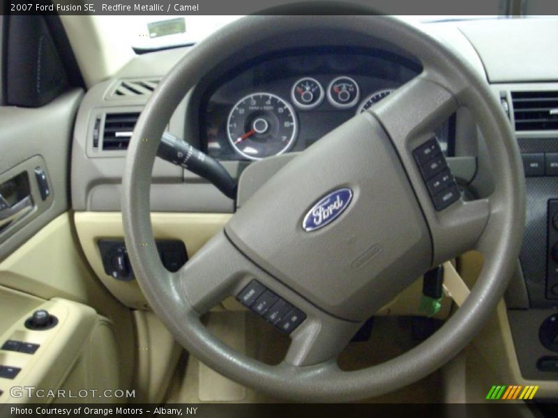 Redfire Metallic / Camel 2007 Ford Fusion SE