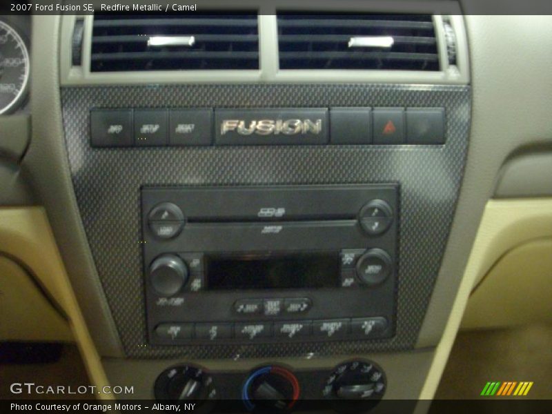 Redfire Metallic / Camel 2007 Ford Fusion SE