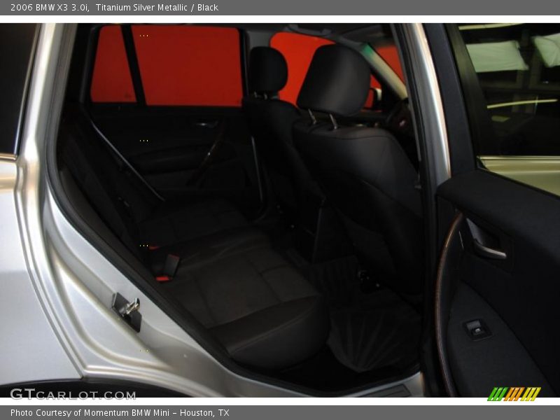 Titanium Silver Metallic / Black 2006 BMW X3 3.0i