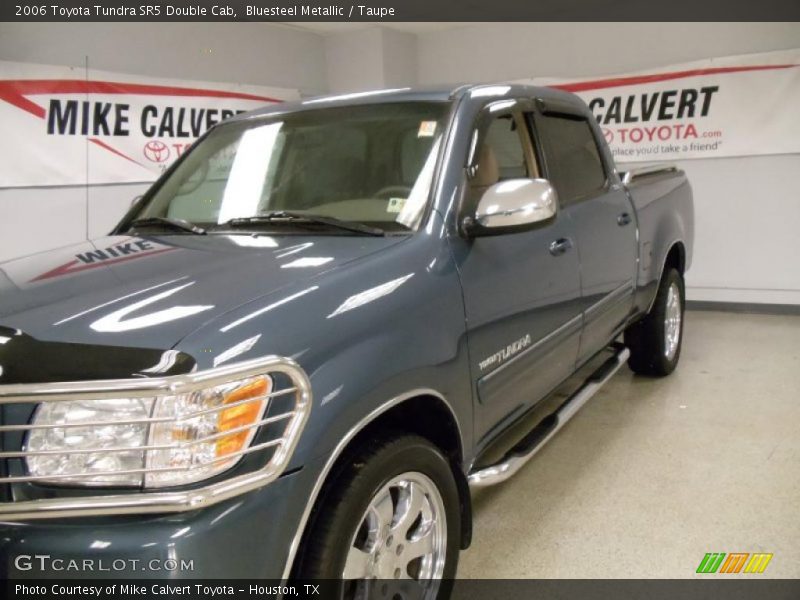 Bluesteel Metallic / Taupe 2006 Toyota Tundra SR5 Double Cab