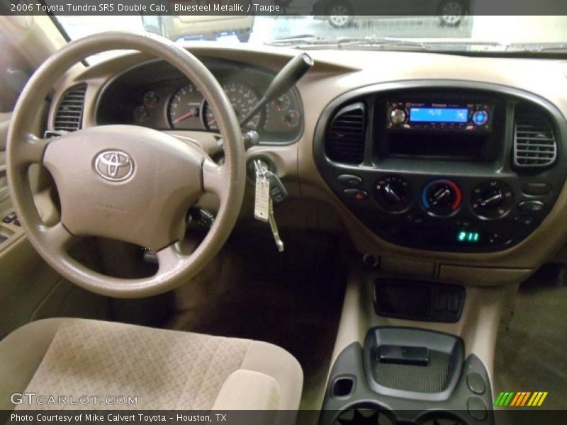 Bluesteel Metallic / Taupe 2006 Toyota Tundra SR5 Double Cab