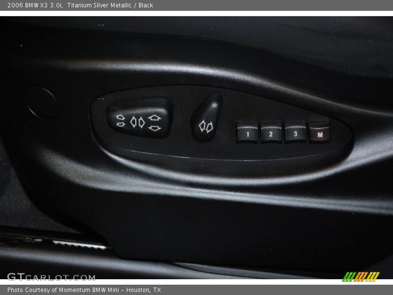 Titanium Silver Metallic / Black 2006 BMW X3 3.0i