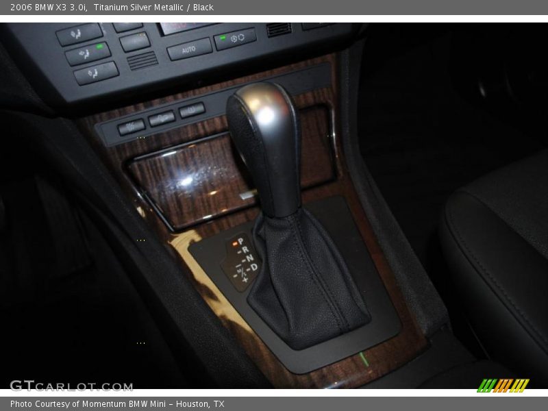 Titanium Silver Metallic / Black 2006 BMW X3 3.0i