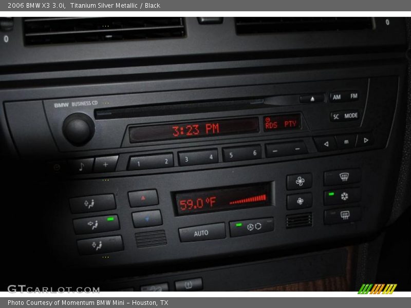 Titanium Silver Metallic / Black 2006 BMW X3 3.0i