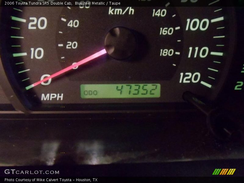 Bluesteel Metallic / Taupe 2006 Toyota Tundra SR5 Double Cab