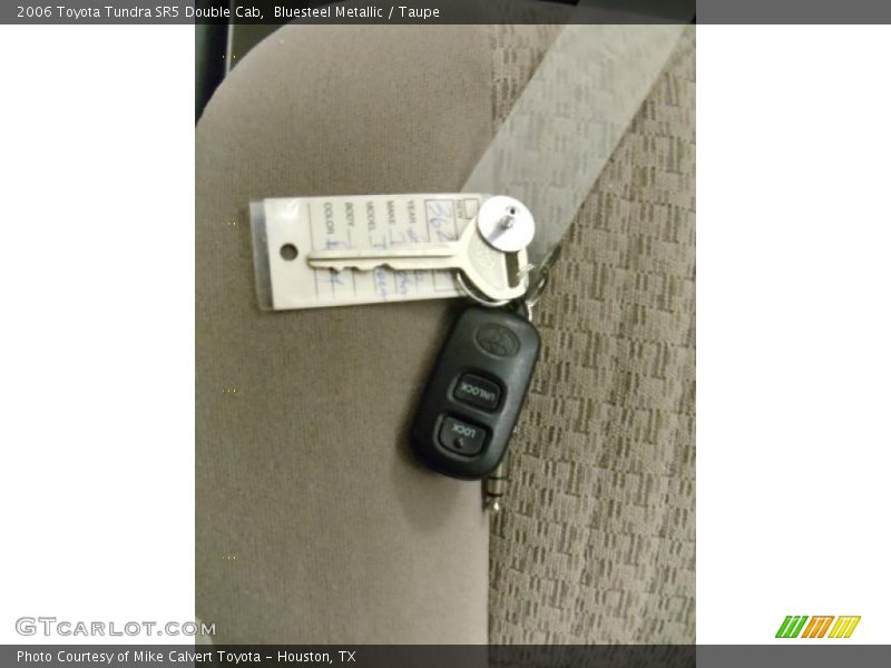 Bluesteel Metallic / Taupe 2006 Toyota Tundra SR5 Double Cab