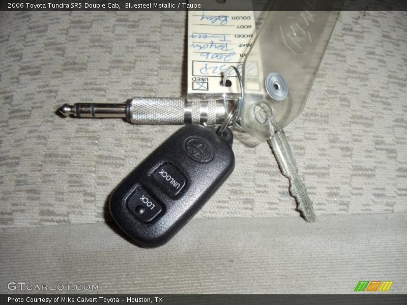 Bluesteel Metallic / Taupe 2006 Toyota Tundra SR5 Double Cab