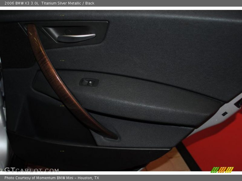 Titanium Silver Metallic / Black 2006 BMW X3 3.0i