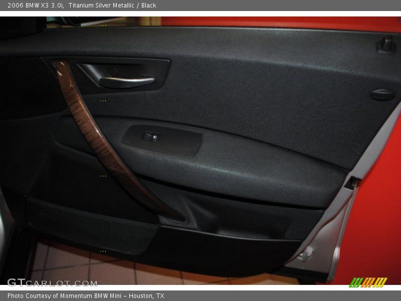 Titanium Silver Metallic / Black 2006 BMW X3 3.0i