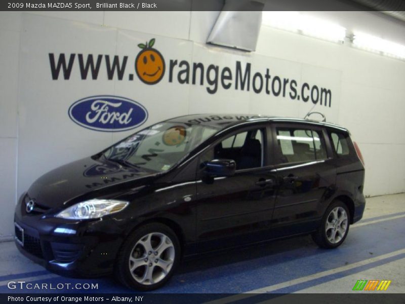 Brilliant Black / Black 2009 Mazda MAZDA5 Sport