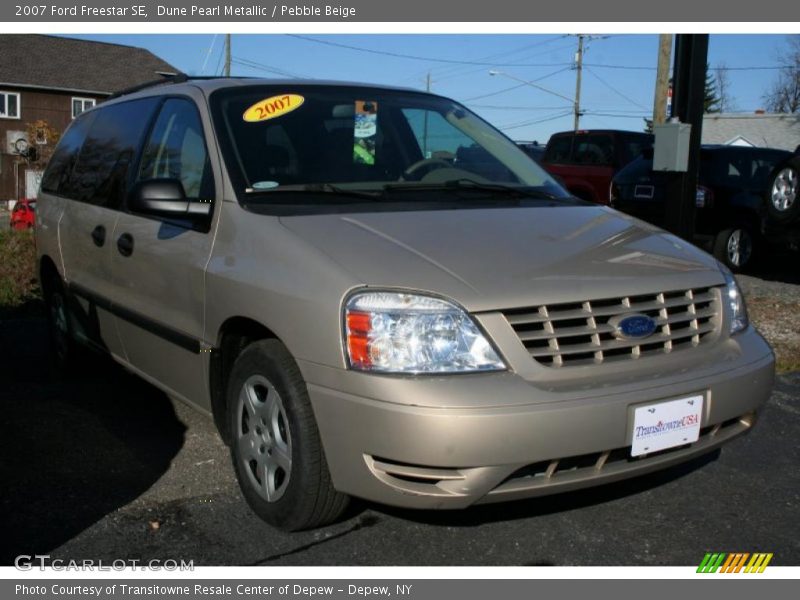Dune Pearl Metallic / Pebble Beige 2007 Ford Freestar SE
