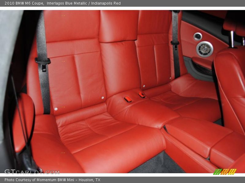  2010 M6 Coupe Indianapolis Red Interior