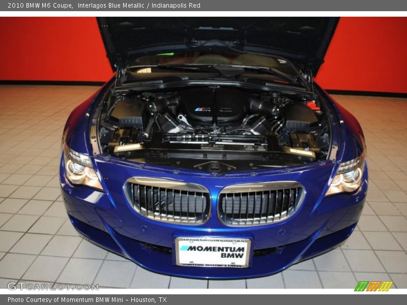 Interlagos Blue Metallic / Indianapolis Red 2010 BMW M6 Coupe