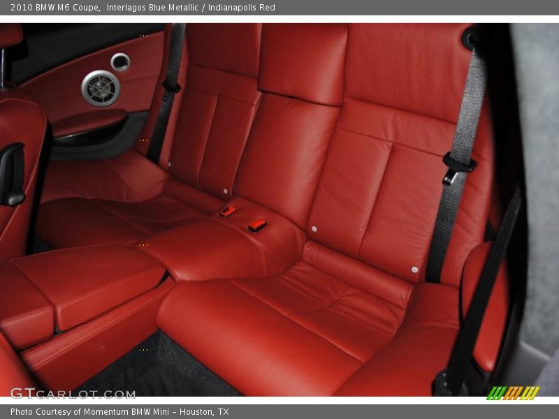  2010 M6 Coupe Indianapolis Red Interior