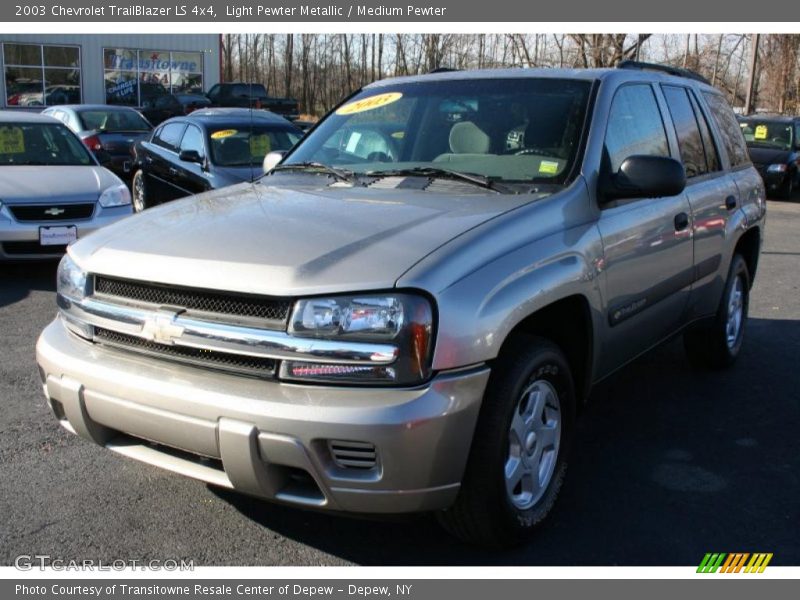 Light Pewter Metallic / Medium Pewter 2003 Chevrolet TrailBlazer LS 4x4