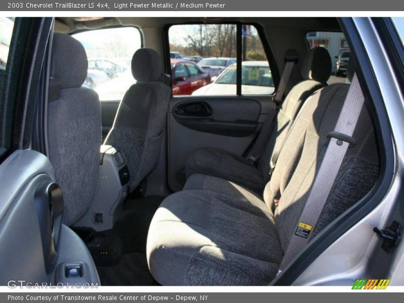 Light Pewter Metallic / Medium Pewter 2003 Chevrolet TrailBlazer LS 4x4