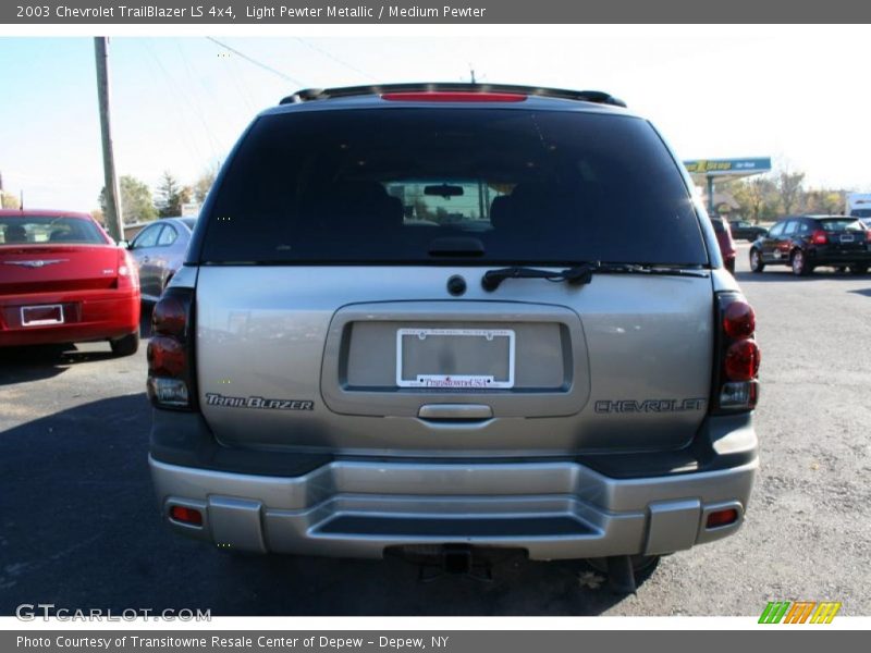 Light Pewter Metallic / Medium Pewter 2003 Chevrolet TrailBlazer LS 4x4