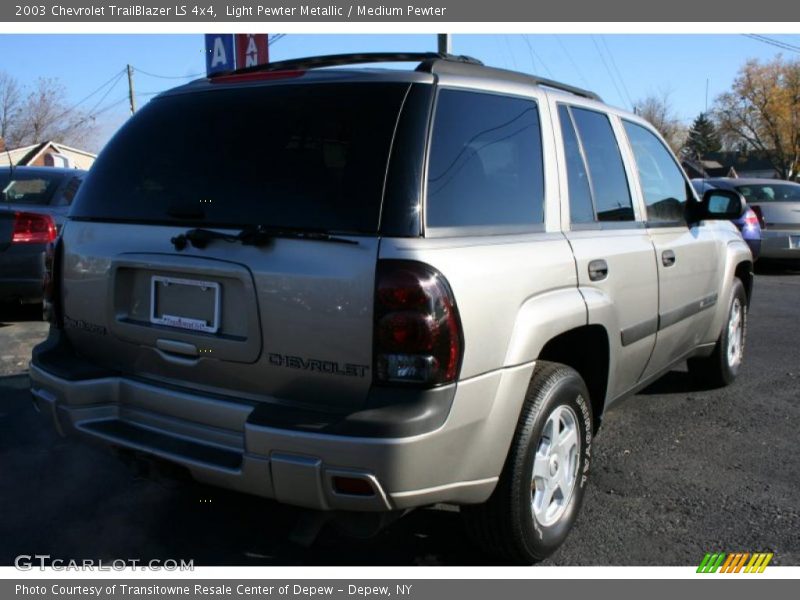 Light Pewter Metallic / Medium Pewter 2003 Chevrolet TrailBlazer LS 4x4
