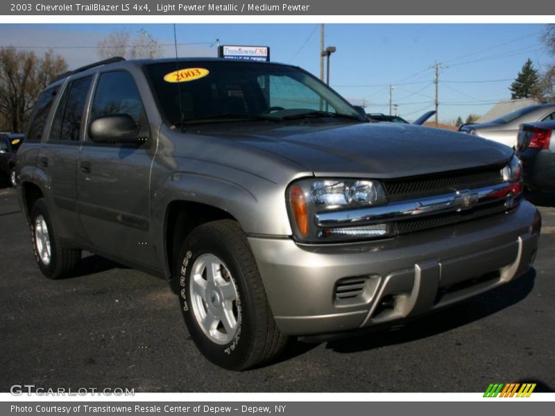 Light Pewter Metallic / Medium Pewter 2003 Chevrolet TrailBlazer LS 4x4