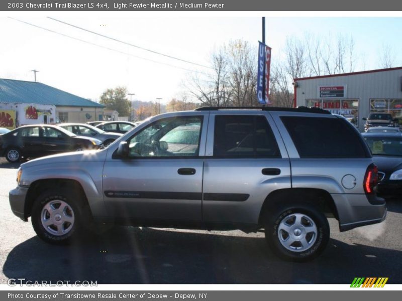 Light Pewter Metallic / Medium Pewter 2003 Chevrolet TrailBlazer LS 4x4
