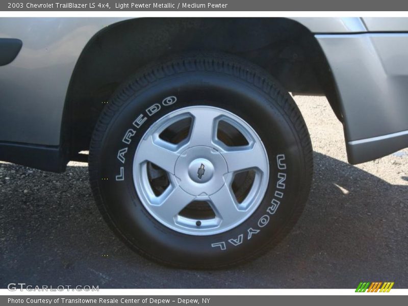 Light Pewter Metallic / Medium Pewter 2003 Chevrolet TrailBlazer LS 4x4
