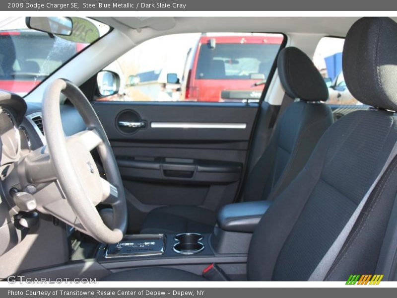 Steel Blue Metallic / Dark Slate Gray 2008 Dodge Charger SE