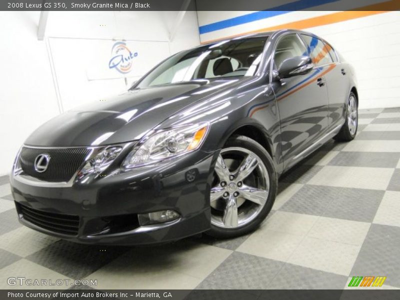 Smoky Granite Mica / Black 2008 Lexus GS 350