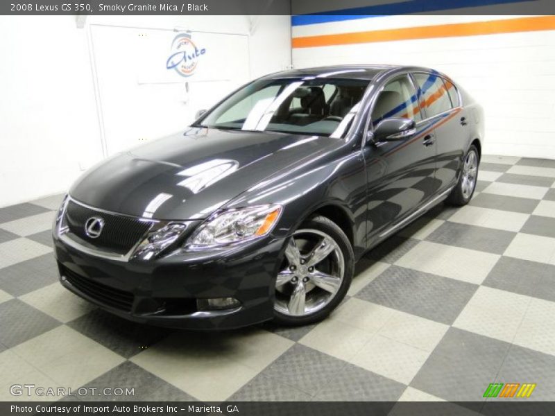 Smoky Granite Mica / Black 2008 Lexus GS 350