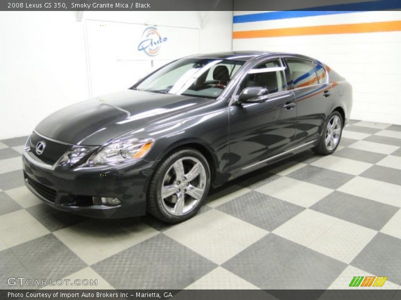 Smoky Granite Mica / Black 2008 Lexus GS 350