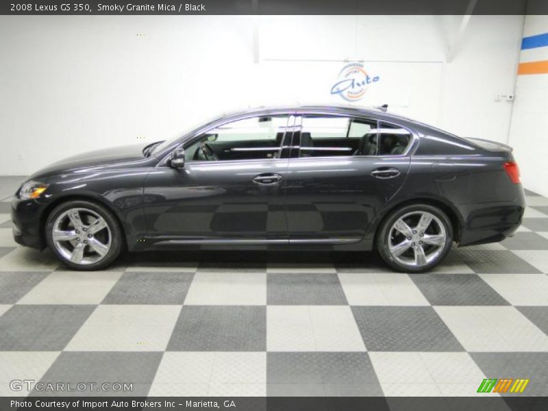 Smoky Granite Mica / Black 2008 Lexus GS 350