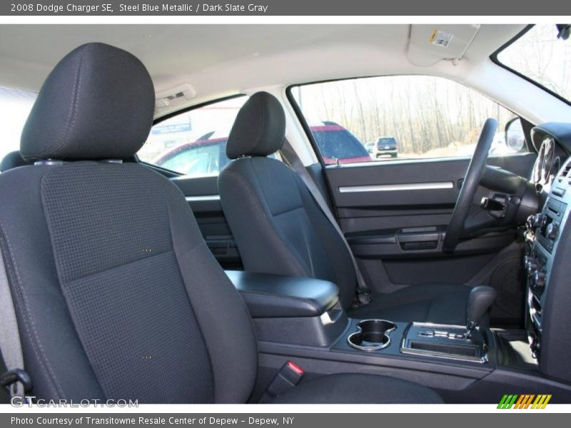 Steel Blue Metallic / Dark Slate Gray 2008 Dodge Charger SE